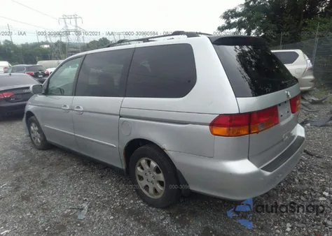 2002 Honda Odyssey Ex-L W/Leather z USA, uszkodzony, nr VIN 2HKRL18962H500709